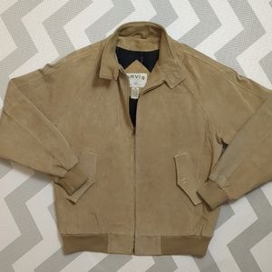 Suede Harrington style jacket